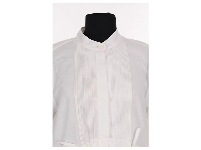 Vestido Chloé de algodão branco - vista 2