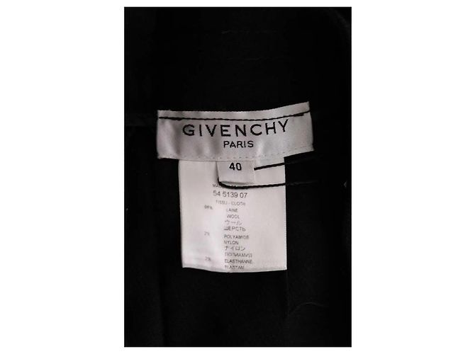 Givenchy Hose aus Wolle Schwarz - Ansicht 4