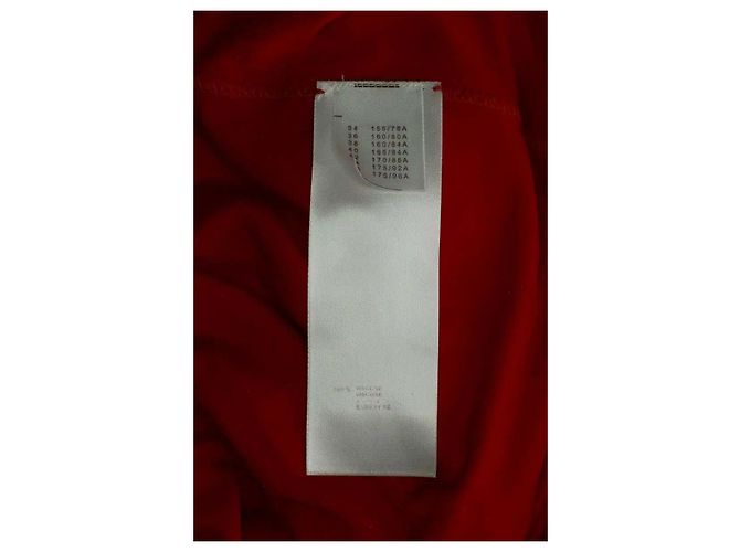 Rotes Louis Vuitton Kleid aus Viskose - Ansicht 6