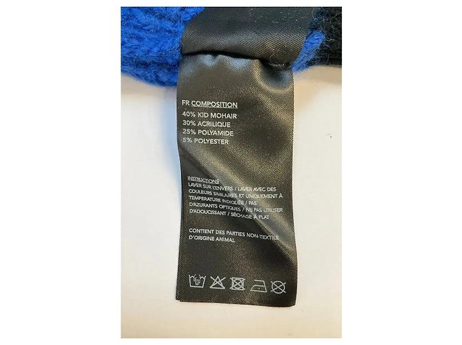 Fusalp Blue Wool Sweater L - view 6