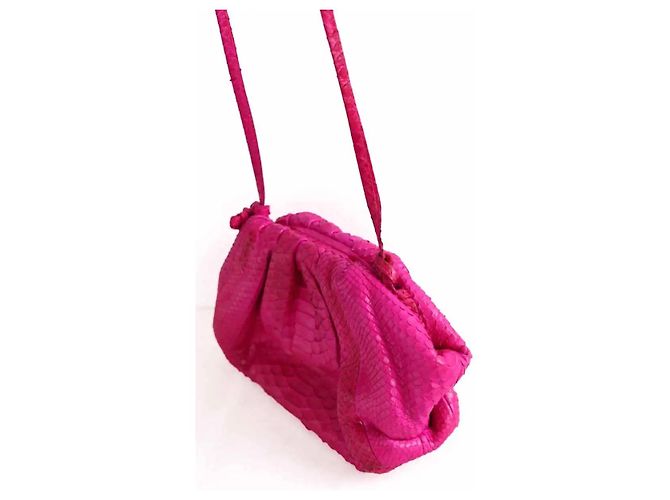 Autre Marque Sista Mini Tasche Rosa Exotisches Leder Pink - Ansicht 2