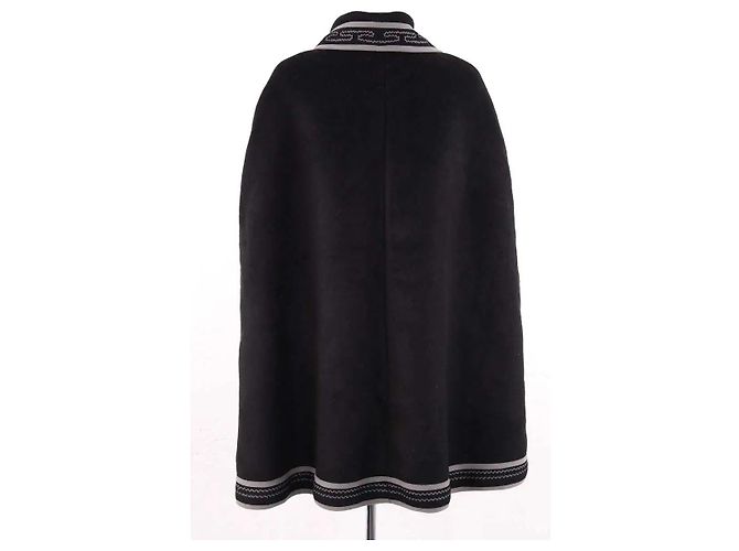 Antik Batik Mantel Schwarz - Ansicht 4