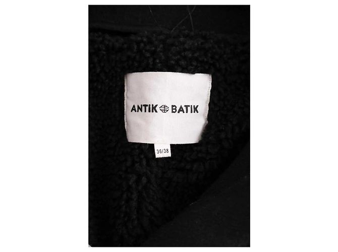 Antik Batik Mantel Schwarz - Ansicht 5