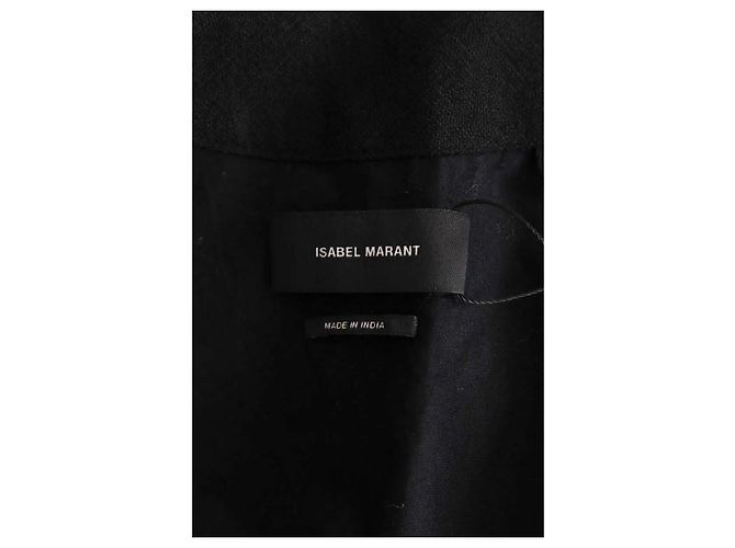 Casaco de lã preto Isabel Marant - vista 4