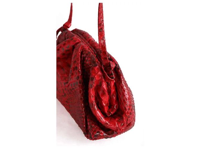 Autre Marque Mini bolso Sista de cuero rojo Roja - vista 2