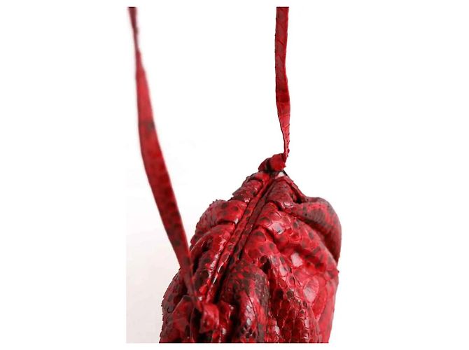 Autre Marque Mini bolso Sista de cuero rojo Roja - vista 3