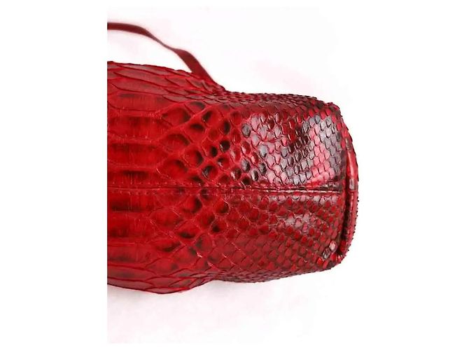 Autre Marque Mini bolso Sista de cuero rojo Roja - vista 4