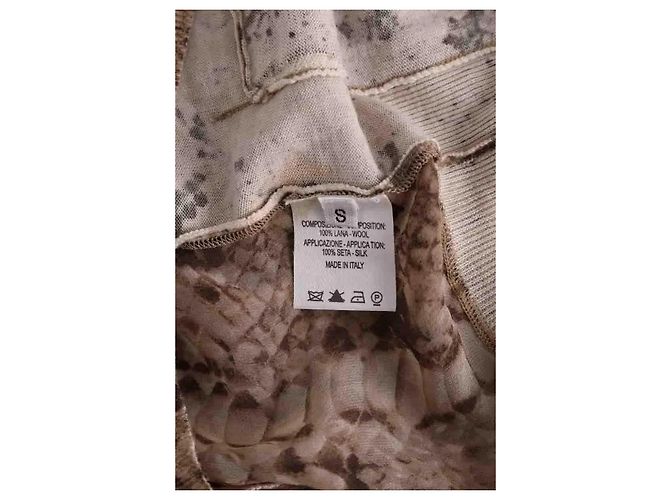 Yves Saint Laurent Cardigan aus Wolle braun - Ansicht 6