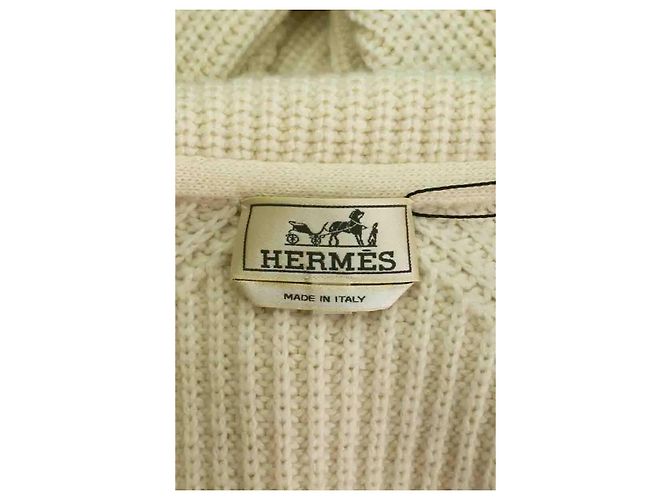 Hermès Cardigan Cashmere Ecru XS Cream - view 5