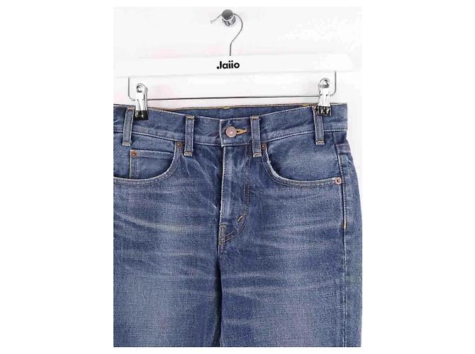 Jeans slim azuis Céline Azul - vista 2