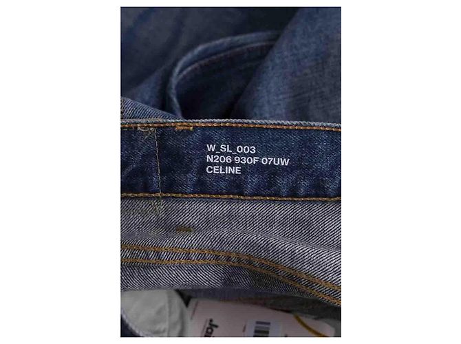 Jeans slim azuis Céline Azul - vista 7