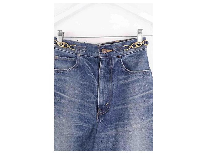 Céline Bermuda Shorts aus Baumwolle Blau - Ansicht 2