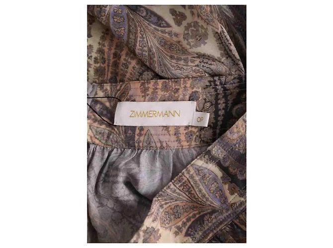 Zimmermann Hose aus brauner Seide - Ansicht 5