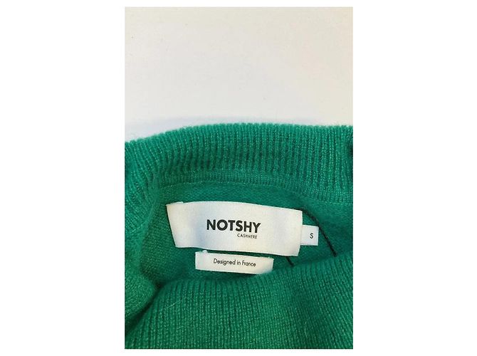 Autre Marque Jersey de cachemira verde - vista 5
