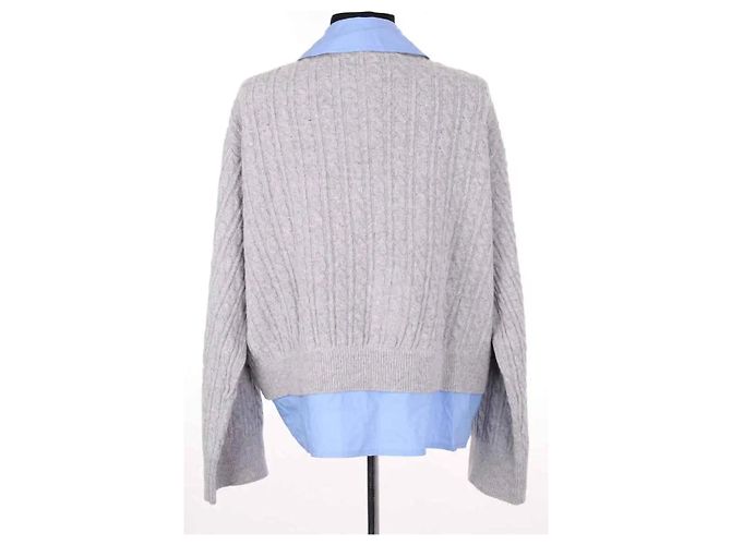 Sandro Grey Wool Cardigan - view 4