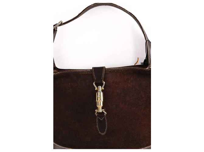Gucci Borsa a tracolla Jackie marrone - vista 2