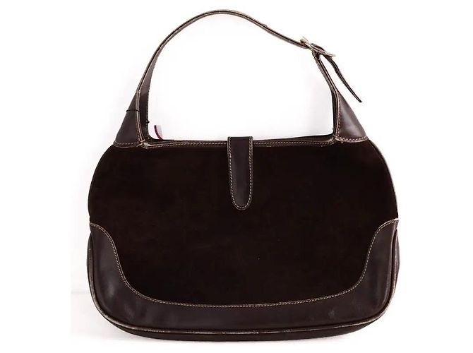 Gucci Borsa a tracolla Jackie marrone - vista 4