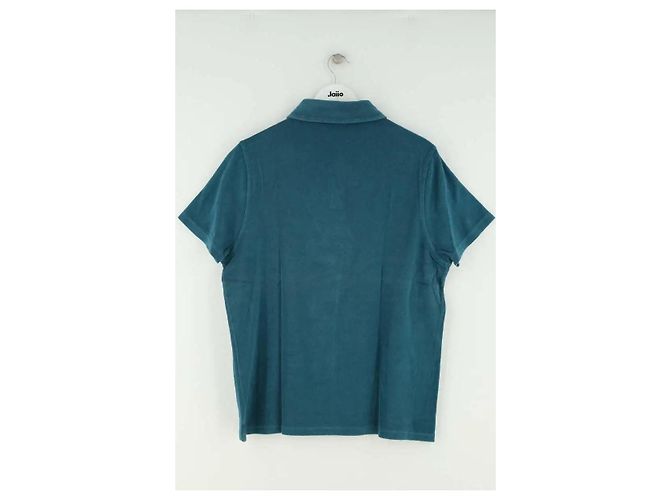 Polo Hermès bleu en coton - vue 3