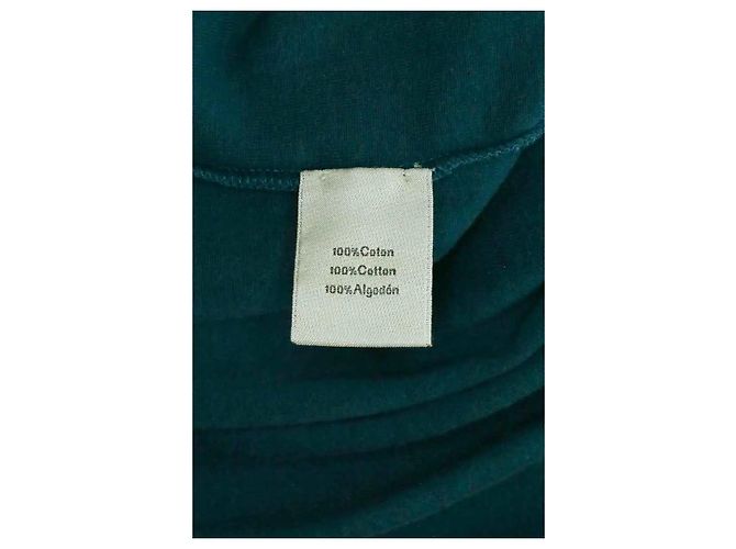 Polo Hermès bleu en coton - vue 6