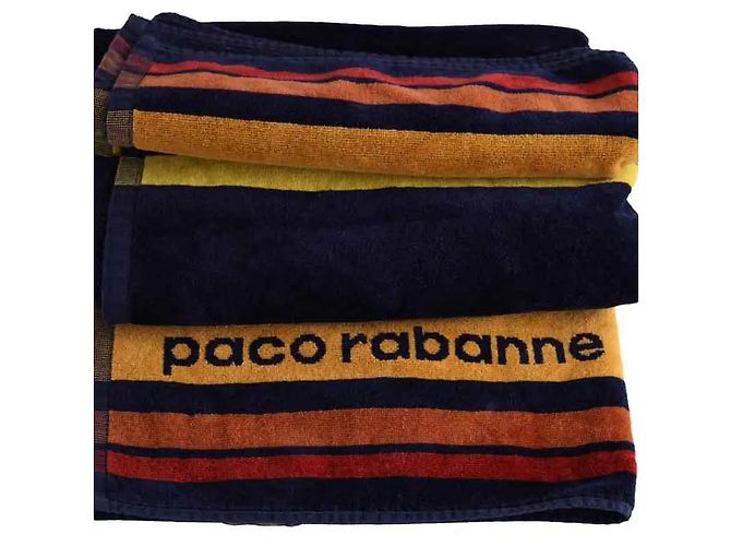 Paco Rabanne Beach Towel Navy Blue - view 2
