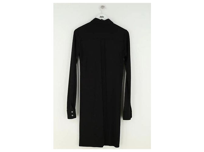 Balenciaga Kleid aus schwarzer Seide - Ansicht 3