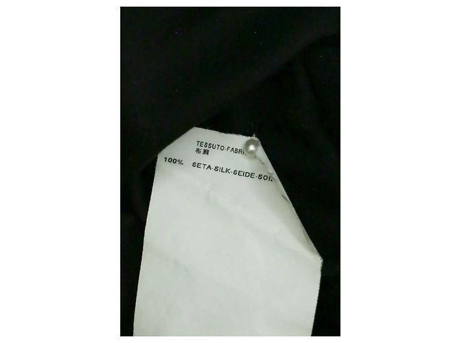 Balenciaga Kleid aus schwarzer Seide - Ansicht 6