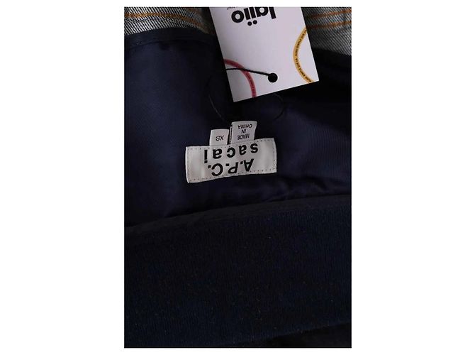 Giacca APC x Sacai blu navy - vista 5