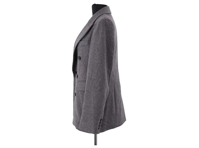Isabel Marant Blazer aus Wolle Anthrazit Anthrazitgrau - Ansicht 3
