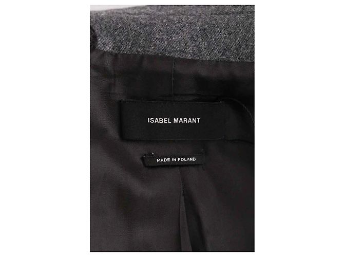 Isabel Marant Blazer aus Wolle Anthrazit Anthrazitgrau - Ansicht 5