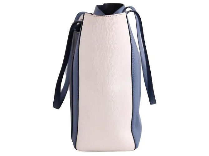 Bolso tote Michael Kors de cuero azul - vista 3