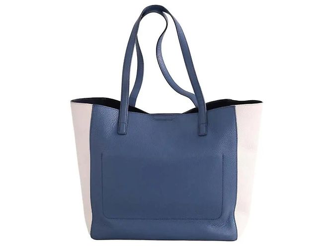 Bolso tote Michael Kors de cuero azul - vista 4
