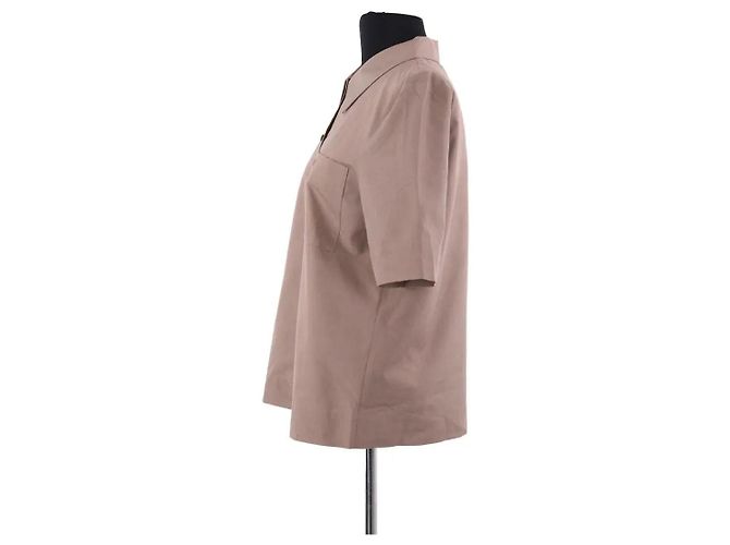 Camisa Fendi de algodão castanha Marrom - vista 3