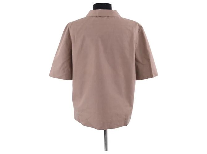 Camisa Fendi de algodão castanha Marrom - vista 4