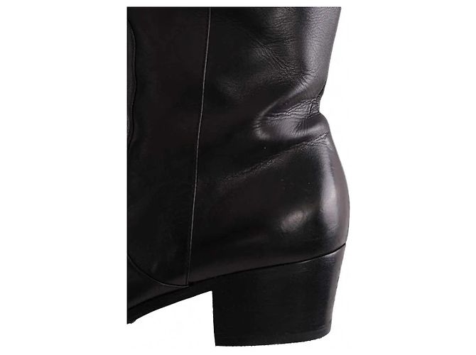 Botas Jimmy Choo de cuero marrones Castaño - vista 5
