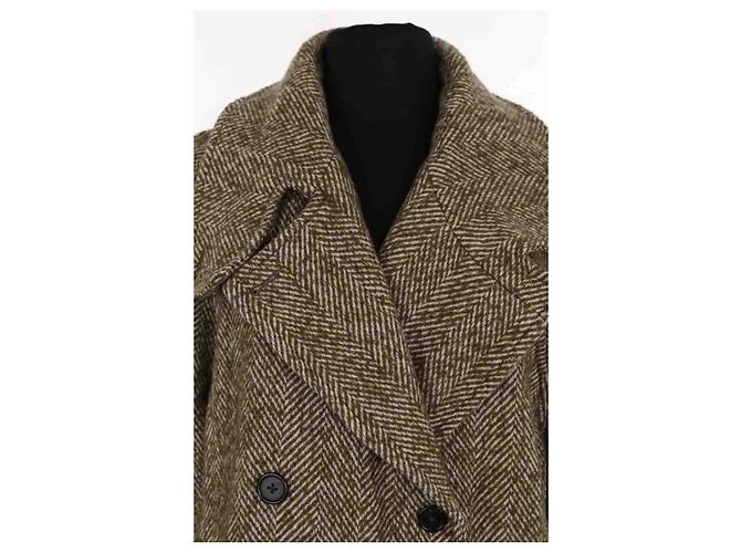 Bellerose wool coat khaki - view 2