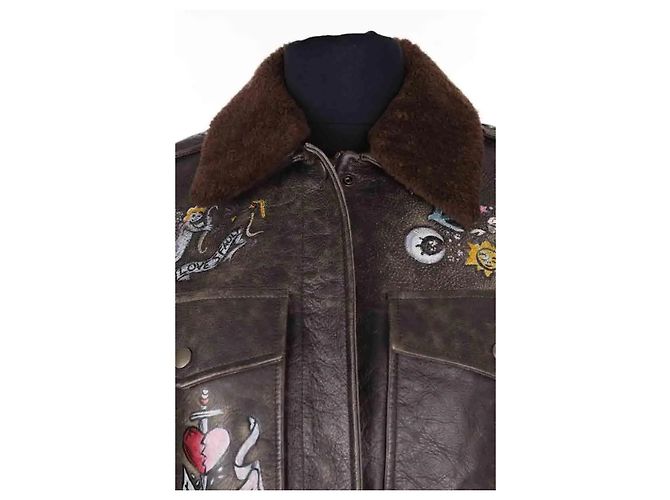 Valentino Lederjacke Schwarz - Ansicht 2