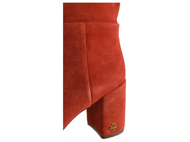 Botas Tory Burch de ante marrón talla 36 Castaño - vista 4