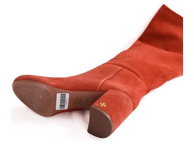 Botas Tory Burch de ante marrón talla 36 Castaño - vista 5
