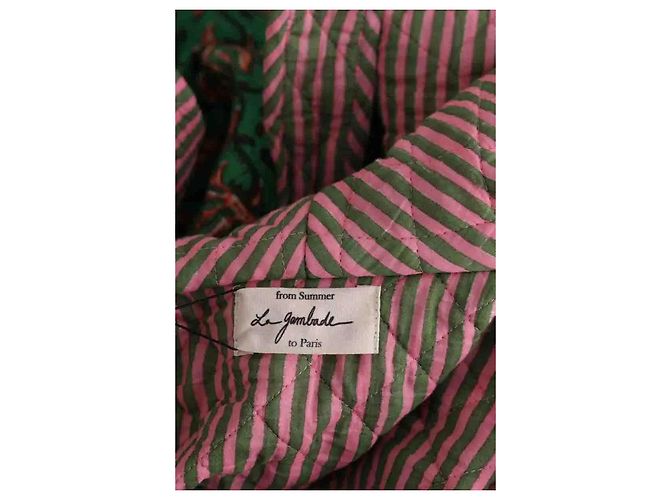 Autre Marque Cappotto La Gambade in cotone verde - vista 5