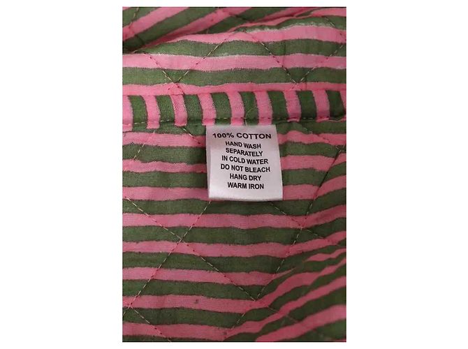 Autre Marque Cappotto La Gambade in cotone verde - vista 6