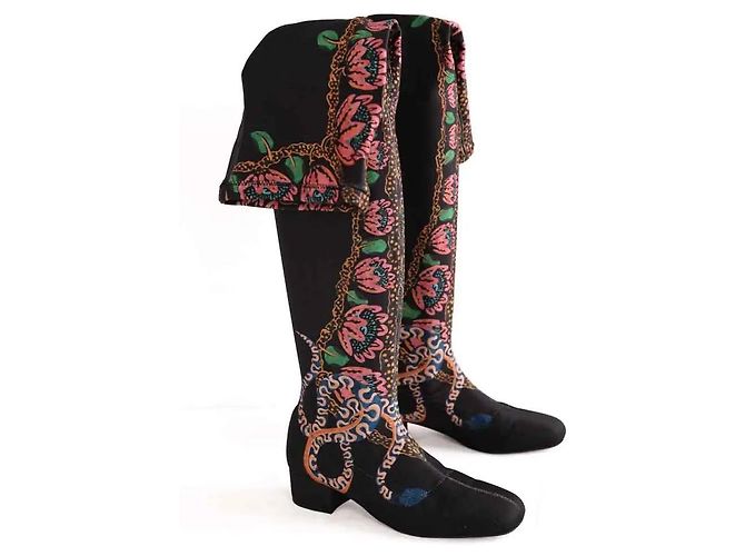 Autre Marque La DoubleJ Black Cloth Boots - view 3