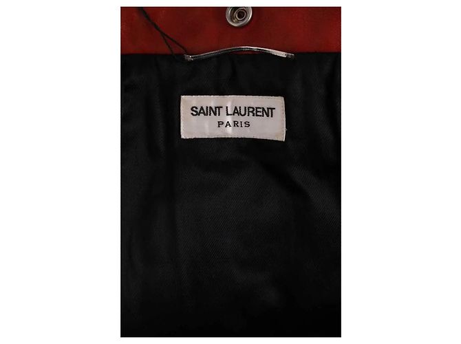 Autre Marque Saint Laurent Red Leather Jacket - view 5