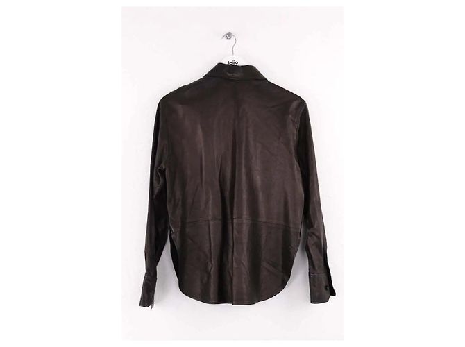 Autre Marque Camicia Arket in pelle nera Nero - vista 3