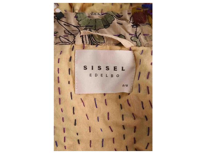 Autre Marque Chaqueta SISSEL EDELBO de algodón beige Talla S - vista 5
