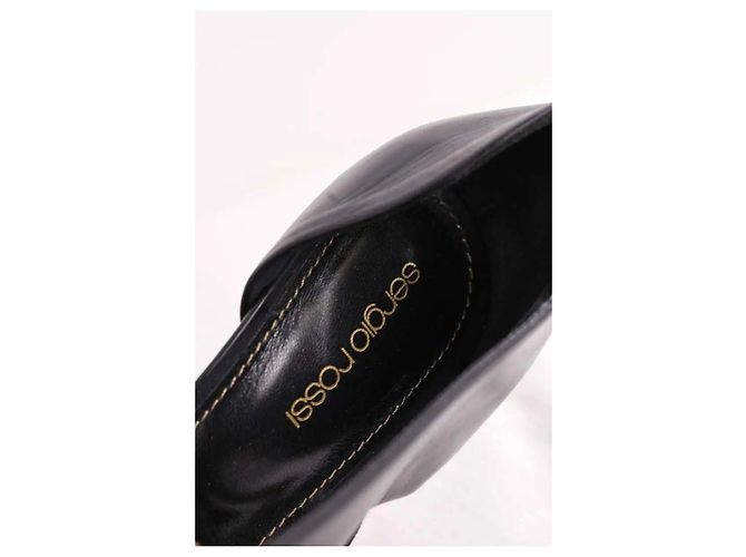 Sergio Rossi Pumps aus schwarzem Wildleder Größe 39 - Ansicht 4