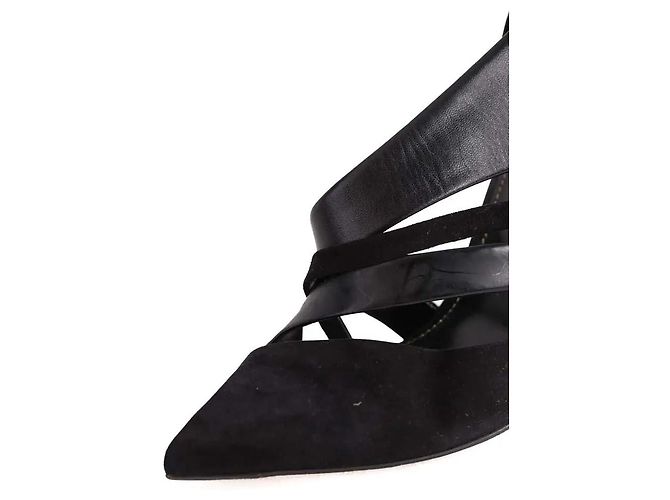Sergio Rossi Pumps aus schwarzem Wildleder Größe 39 - Ansicht 5