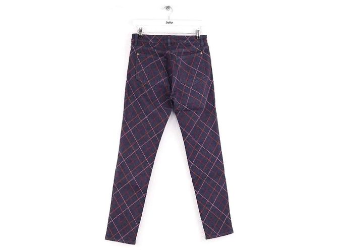 Chanel Jeans retos azul marinho - vista 3