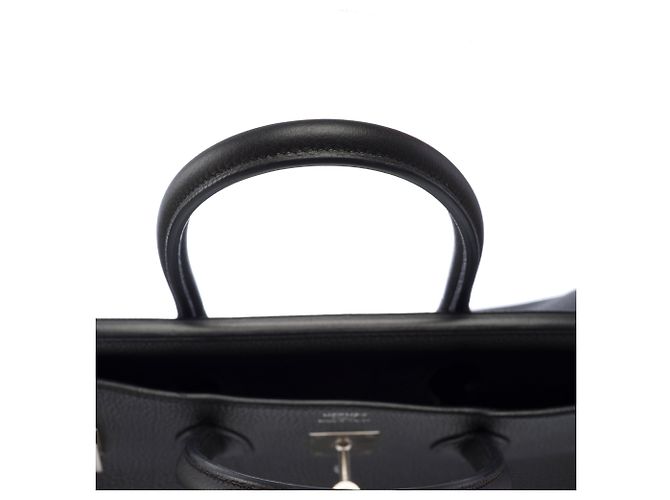 Hermès mala HERMES Birkin 35 em Couro Preto - 103996 - vista 10