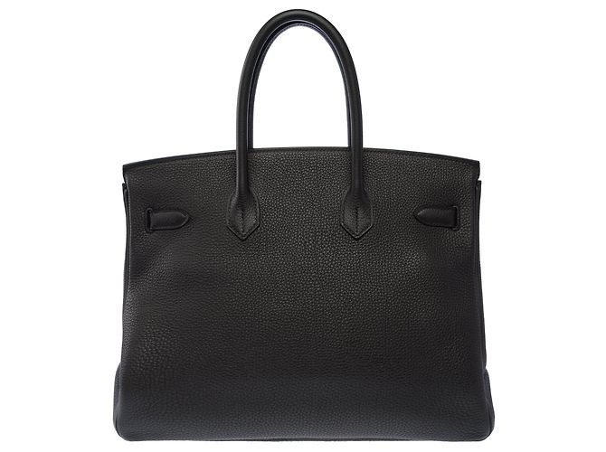 Hermès mala HERMES Birkin 35 em Couro Preto - 103996 - vista 4