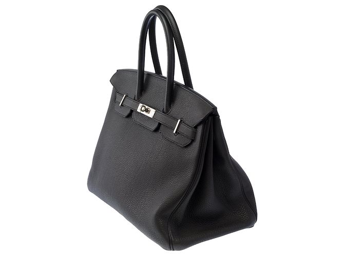 Hermès mala HERMES Birkin 35 em Couro Preto - 103996 - vista 5